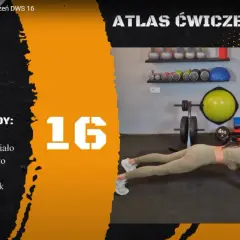 Kobieta w pozycji deski (plank) na macie. Obok tekst o najczęstszych błędach w ćwiczeniu.