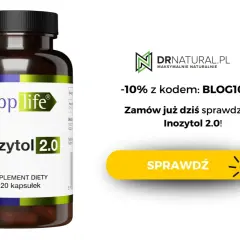 Suplement diety Inozytol 2.0 od SuppLife. Sprawdź, czy występują inozytol skutki uboczne, zamawiając z kodem BLOG10.