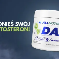 Suplement diety DAA o smaku kiwi, który pomoże Ci podnieść testosteron. Idealny dla mężczyzn.