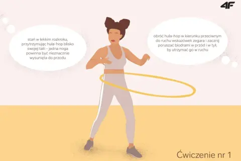 Hula hop: Jak ćwiczyć? Trik na talię osy i spalanie kalorii!