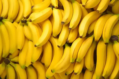 Mnóstwo dojrzałych bananów. Zastanawiasz się, ile węglowodanów ma banan? To świetne źródło energii!
