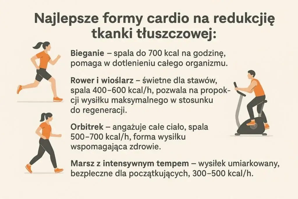 różne formy treningu cardio w Polsce