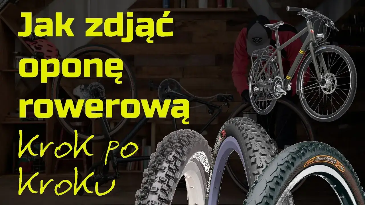 jak zdjąć oponę z koła roweru krok po kroku
