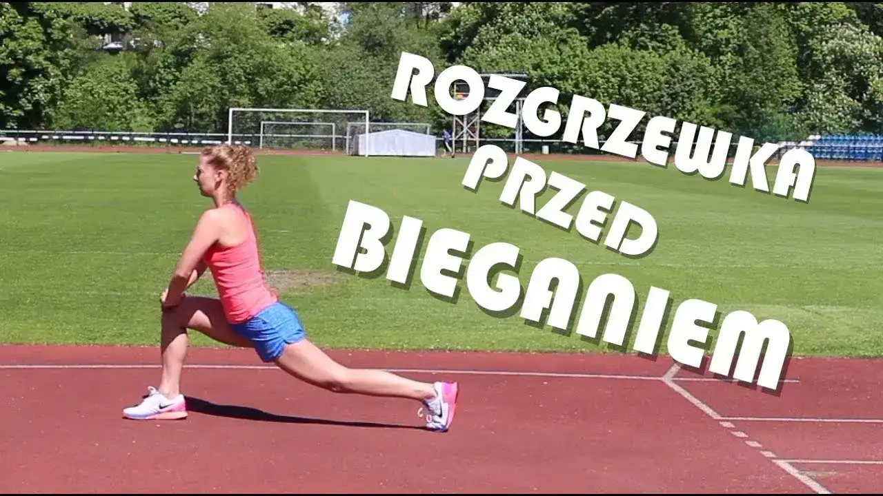 biegacz rozgrzewka przed interwałami