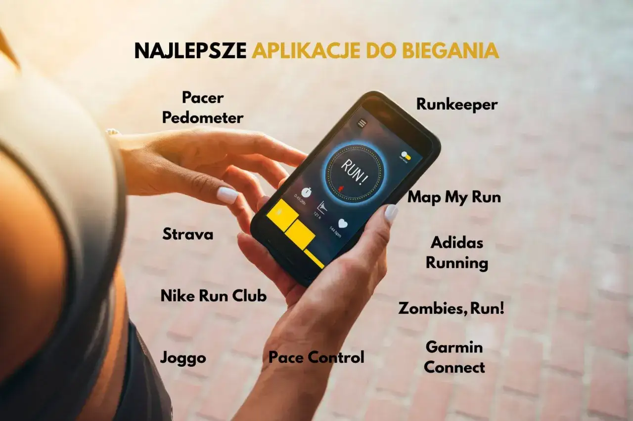 popularne aplikacje do biegania strava nike run club garmin connect
